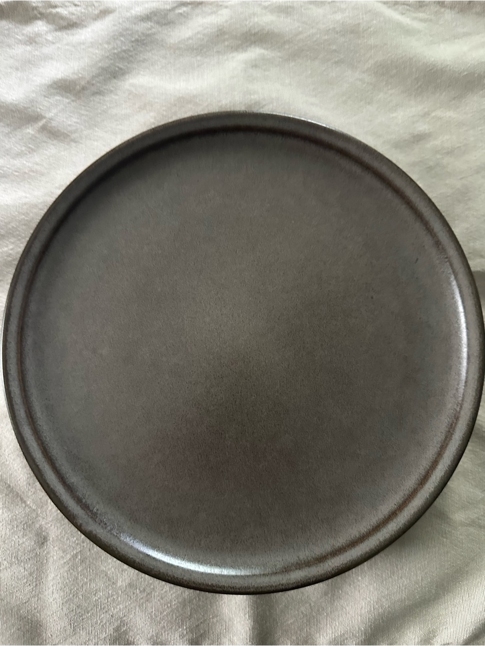 Better Homes And Gardens Matte Charcoal Dinner Plate